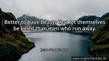 Englisches Zitat von Jean-Paul Sartre als Bild