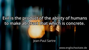 Englisches Zitat von Jean-Paul Sartre als Bild