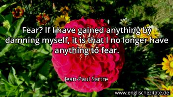 Englisches Zitat von Jean-Paul Sartre als Bild