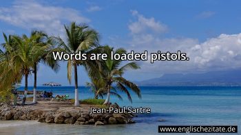 Englisches Zitat von Jean-Paul Sartre als Bild