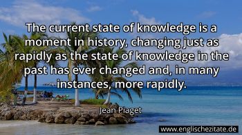 Englisches Zitat von Jean Piaget als Bild