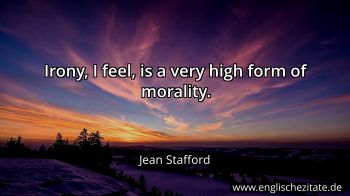 Englisches Zitat von Jean Stafford als Bild