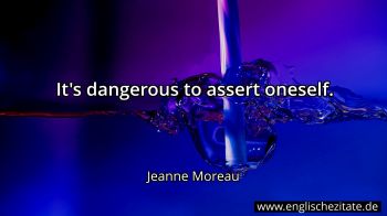 Englisches Zitat von Jeanne Moreau als Bild