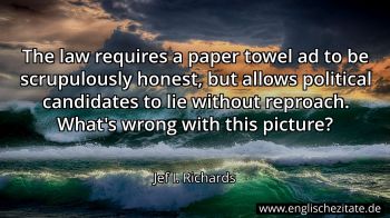 Englisches Zitat von Jef I. Richards als Bild