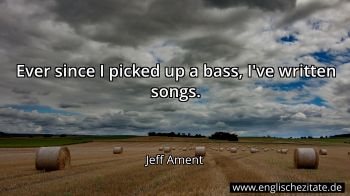 Englisches Zitat von Jeff Ament als Bild