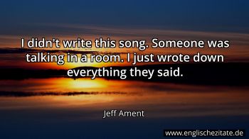 Englisches Zitat von Jeff Ament als Bild