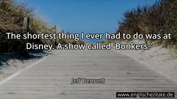 Englisches Zitat von Jeff Bennett als Bild