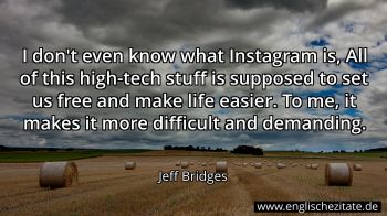 Englisches Zitat von Jeff Bridges als Bild