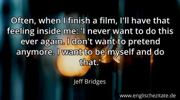 Englisches Zitat von Jeff Bridges als Bild