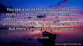 Englisches Zitat von Jeff Daniels als Bild