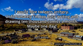 Englisches Zitat von Jeff Lemire als Bild