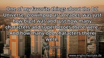 Englisches Zitat von Jeff Lemire als Bild