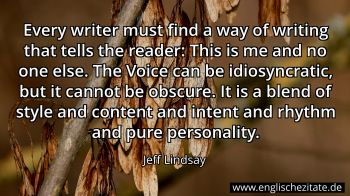 Englisches Zitat von Jeff Lindsay als Bild