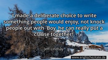 Englisches Zitat von Jeff Lindsay als Bild
