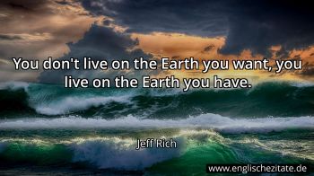 Englisches Zitat von Jeff Rich als Bild