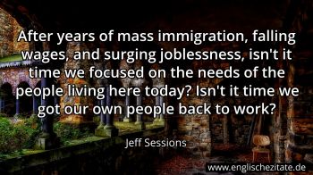 Englisches Zitat von Jeff Sessions als Bild