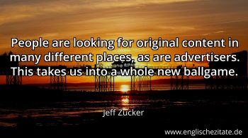 Englisches Zitat von Jeff Zucker als Bild
