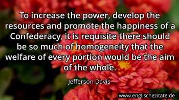 Englisches Zitat von Jefferson Davis als Bild