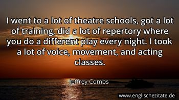 Englisches Zitat von Jeffrey Combs als Bild