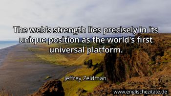 Englisches Zitat von Jeffrey Zeldman als Bild