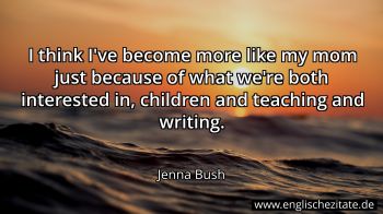 Englisches Zitat von Jenna Bush als Bild