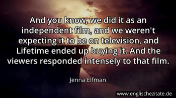 Englisches Zitat von Jenna Elfman als Bild