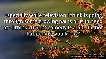 Englisches Zitat von Jenna Elfman als Bild