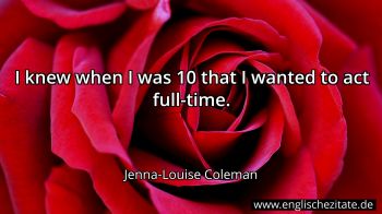 Englisches Zitat von Jenna-Louise Coleman als Bild