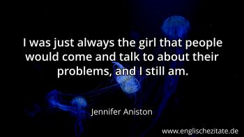 Englisches Zitat von Jennifer Aniston als Bild