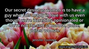 Englisches Zitat von Jennifer Coolidge als Bild