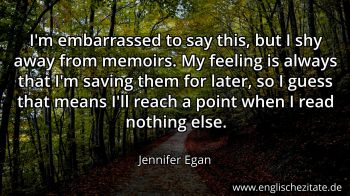 Englisches Zitat von Jennifer Egan als Bild