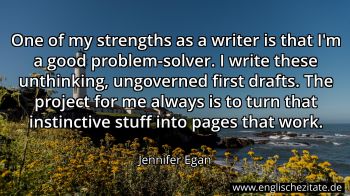Englisches Zitat von Jennifer Egan als Bild