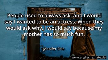 Englisches Zitat von Jennifer Ehle als Bild