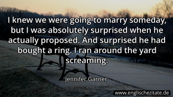 Englisches Zitat von Jennifer Garner als Bild