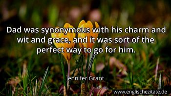 Englisches Zitat von Jennifer Grant als Bild