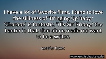 Englisches Zitat von Jennifer Grant als Bild