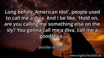 Englisches Zitat von Jennifer Hudson als Bild