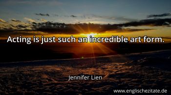 Englisches Zitat von Jennifer Lien als Bild