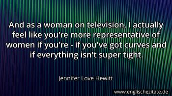Englisches Zitat von Jennifer Love Hewitt als Bild