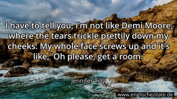 Englisches Zitat von Jennifer Tilly als Bild