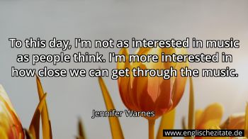 Englisches Zitat von Jennifer Warnes als Bild