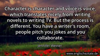 Englisches Zitat von Jennifer Weiner als Bild