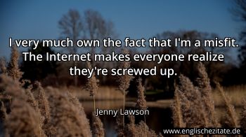 Englisches Zitat von Jenny Lawson als Bild