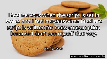 Englisches Zitat von Jenny Slate als Bild