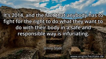 Englisches Zitat von Jenny Slate als Bild