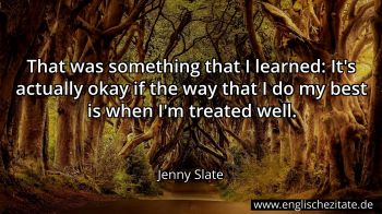 Englisches Zitat von Jenny Slate als Bild