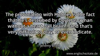 Englisches Zitat von Jeremy Brett als Bild