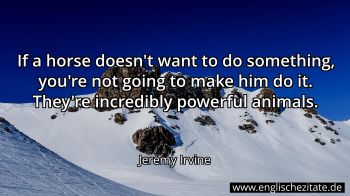 Englisches Zitat von Jeremy Irvine als Bild