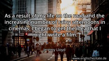 Englisches Zitat von Jeremy Lloyd als Bild