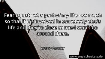 Englisches Zitat von Jeremy Renner als Bild